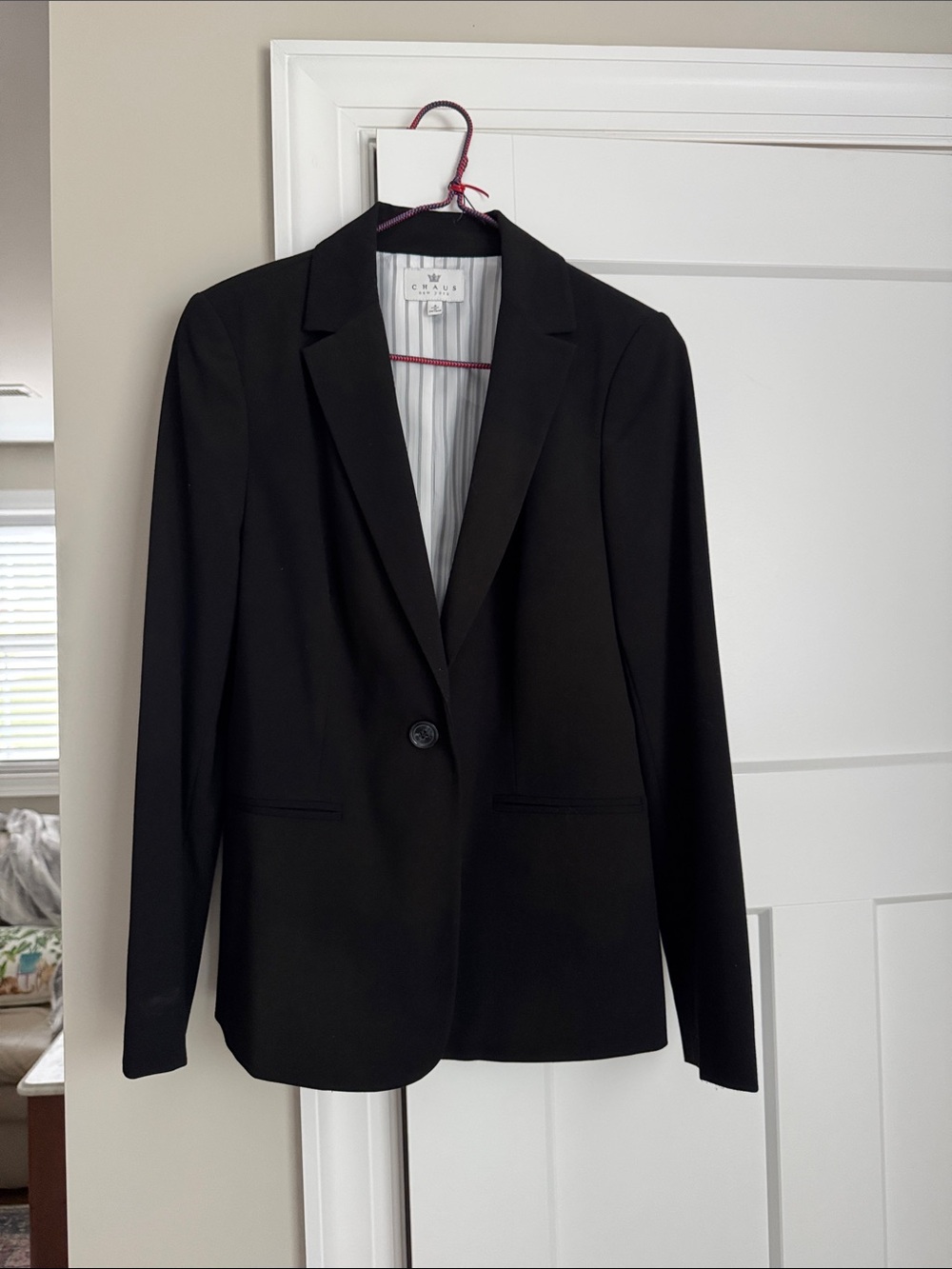 Chaus Black Single-Button Women's Blazer
